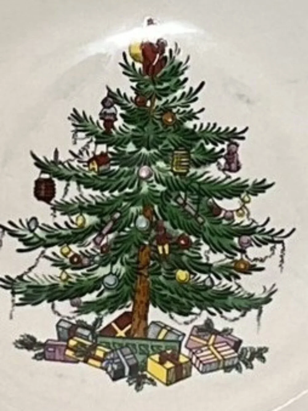 Spode Christmas Tree Candy Bowl 4” Porcelain